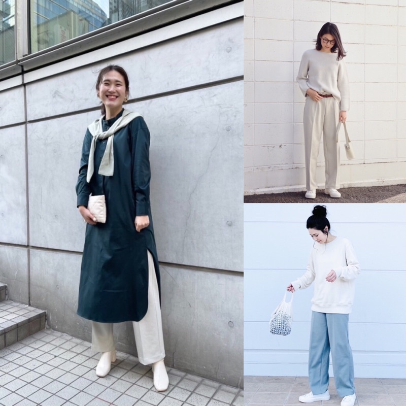 Quần tây nữ ống rộng thanh lịch, duyên dáng của UNIQLO