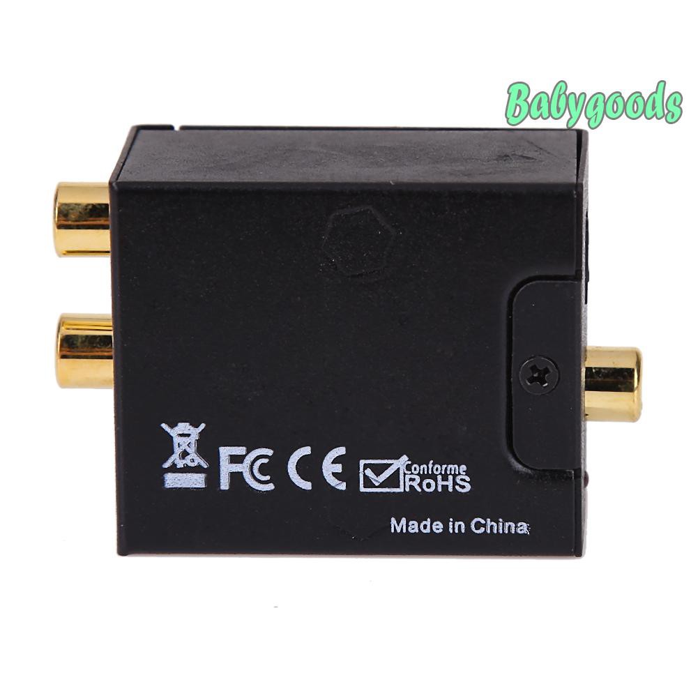 Bộ Chuyển Đổi Cáp Quang Đồng Trục Sang Analog Rca L / R