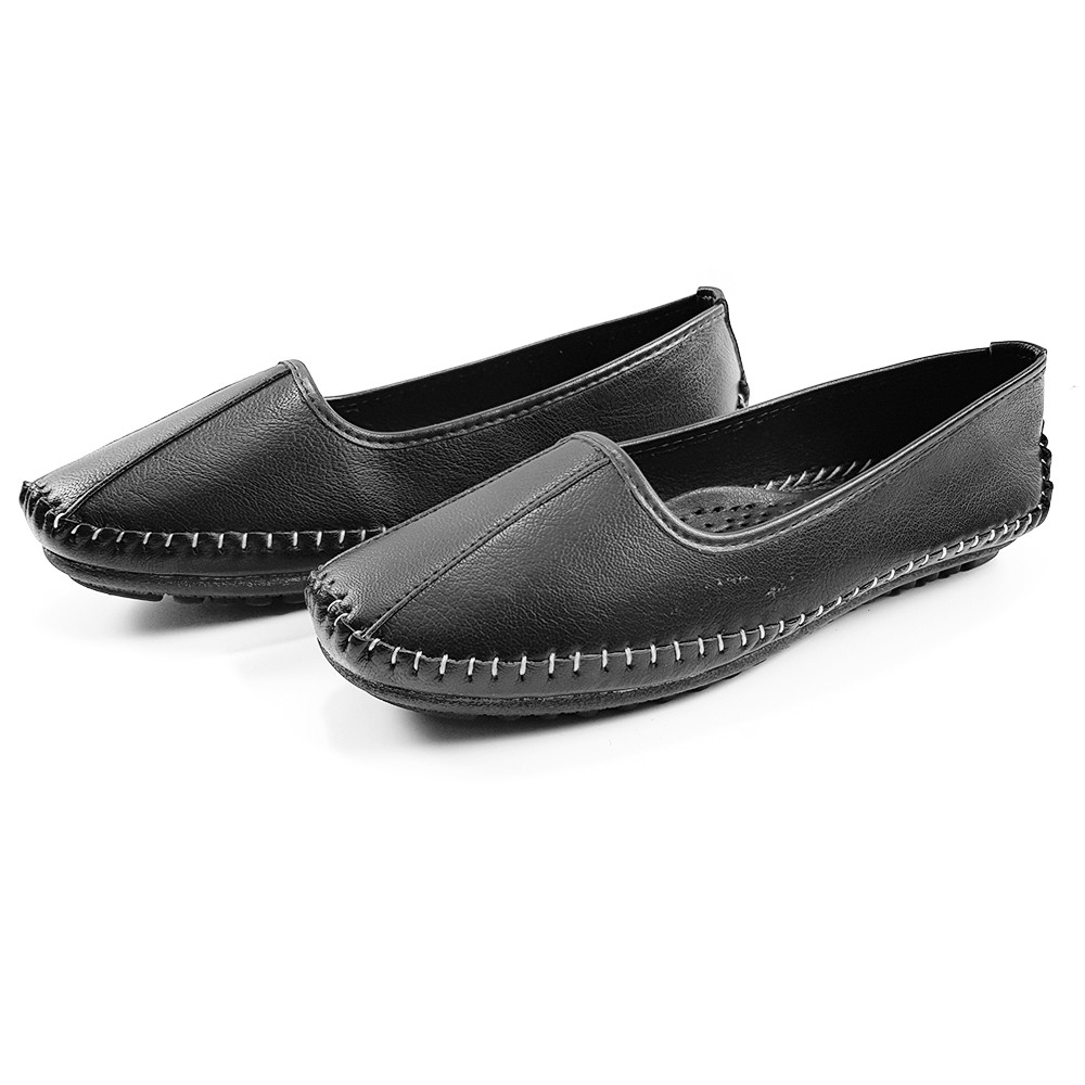 Giày mọi nữ da siêu mềm GB19DES | BigBuy360 - bigbuy360.vn