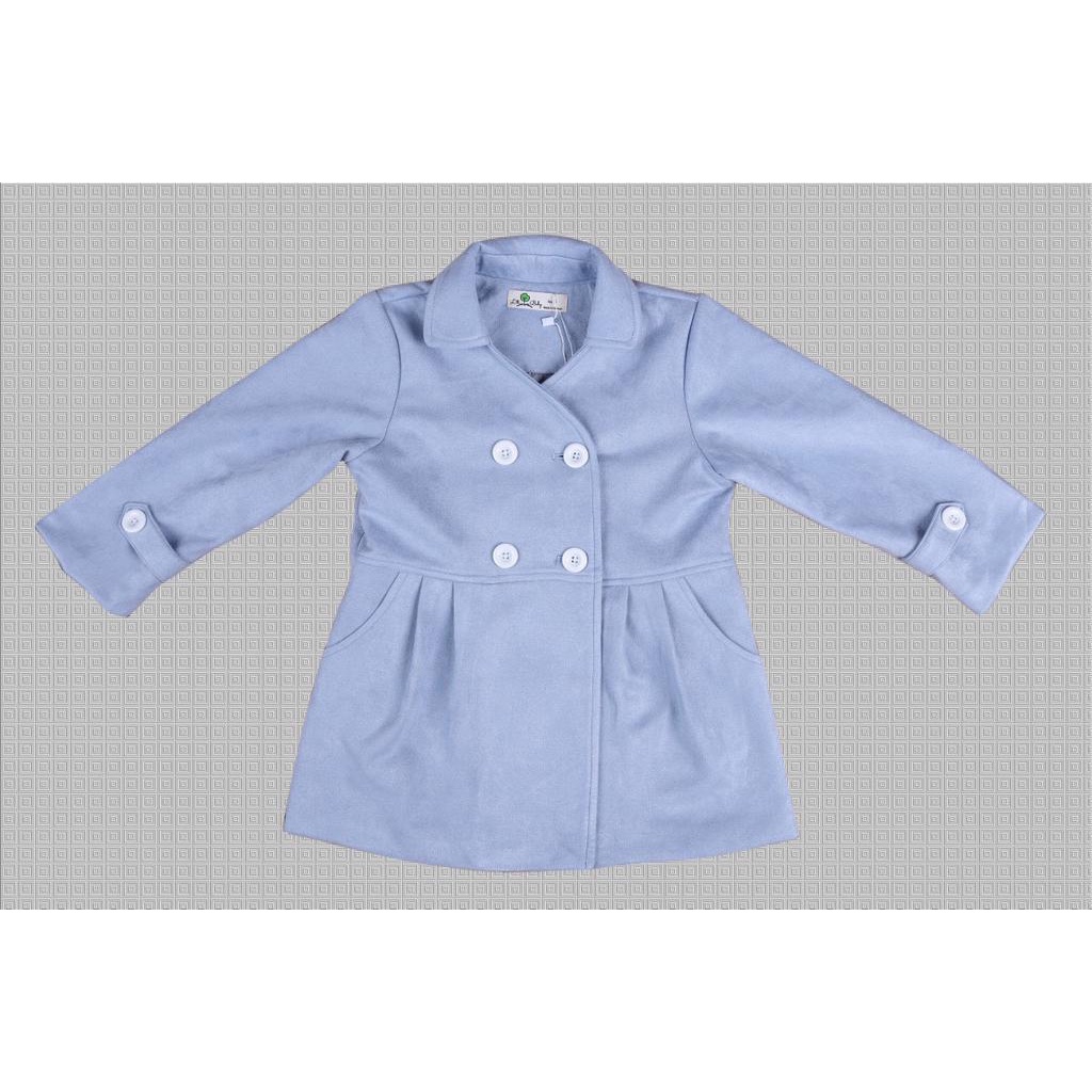 Áo khoác bé gái da lộn LITIBABY size 5/10