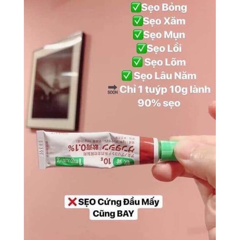 Kem mờ sẹo Gentacin ointment 0.1% ( 10gr ) Nhật Bản