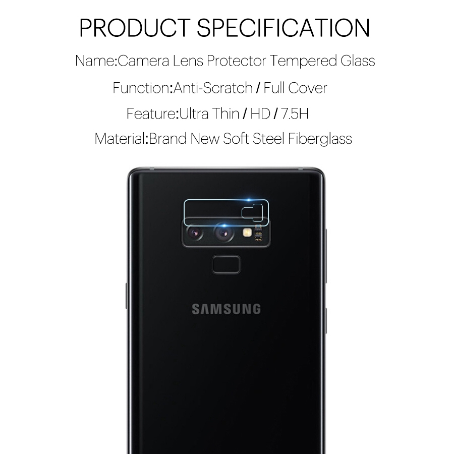 Miếng dán cường lực cho camera điện thoại Samsung Galaxy Note 9