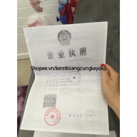 Kem hoàng cung hồng chính hãng 5 món