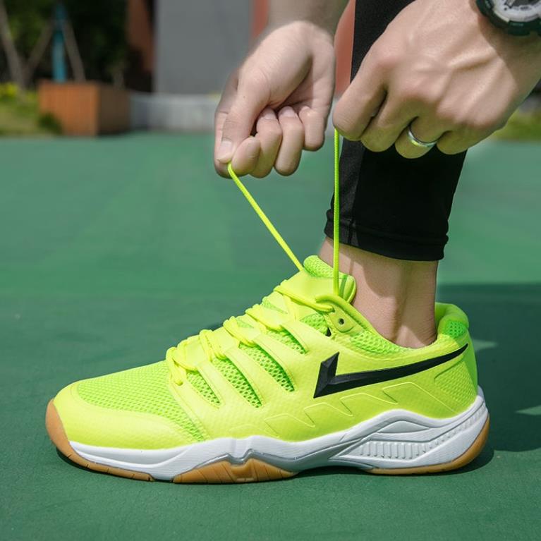 🎽 ♗✸Xuất khẩu sang Hoa Kỳ giày tennis chuyên nghiệp gân đáy giày huấn luyện nam giày cầu lông đôi giày thể thao nam nữ