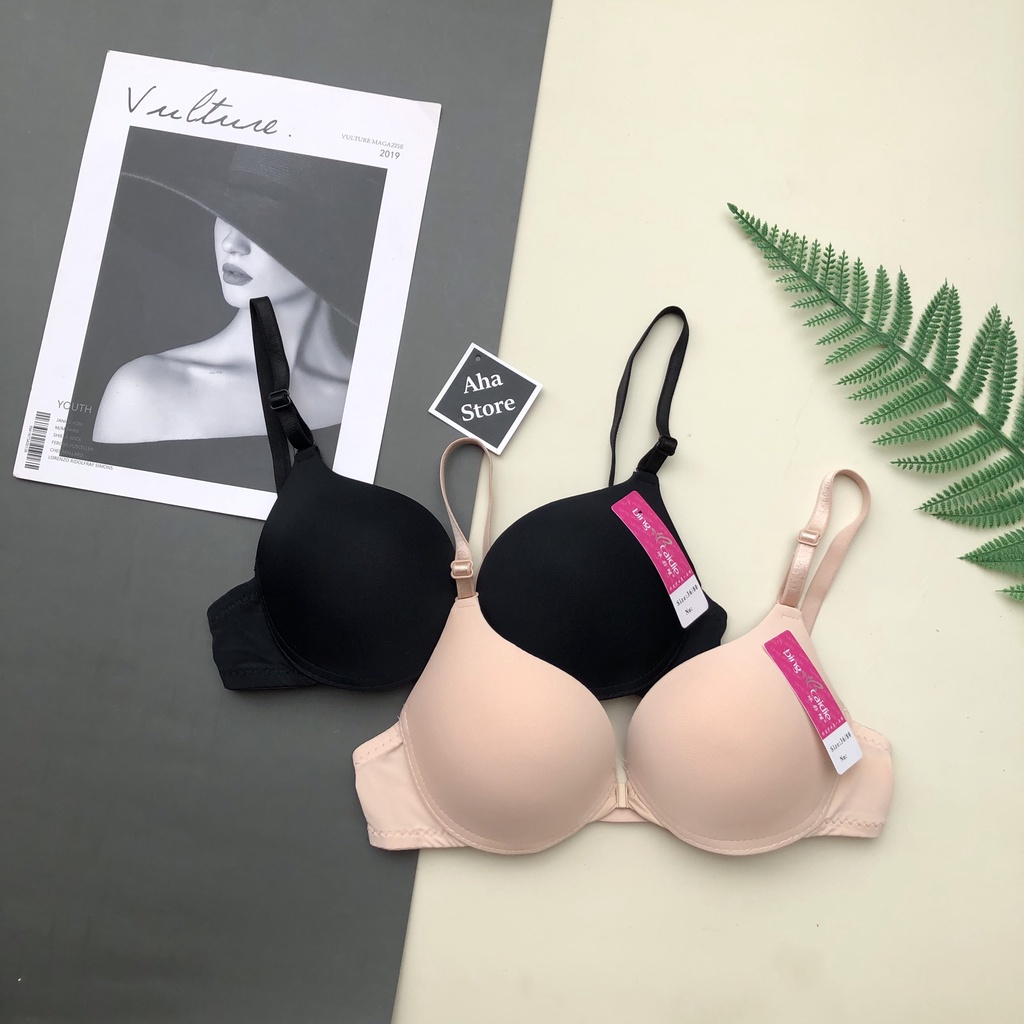 Áo Lót Nâng Ngực Cài Trước Tạo Khe Su Trơn YiOn Ùnderwear AST01