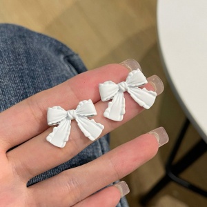 Bông Tai Kim Bạc 925 Hình Nơ Màu Sắc Dễ Thương Thời Trang Mùa Hè Dành Cho Nữ