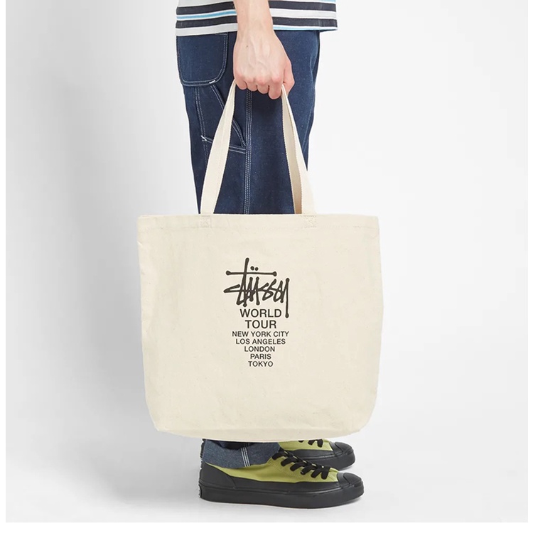 Stussy Túi Xách Canvas Thời Trang Nữ