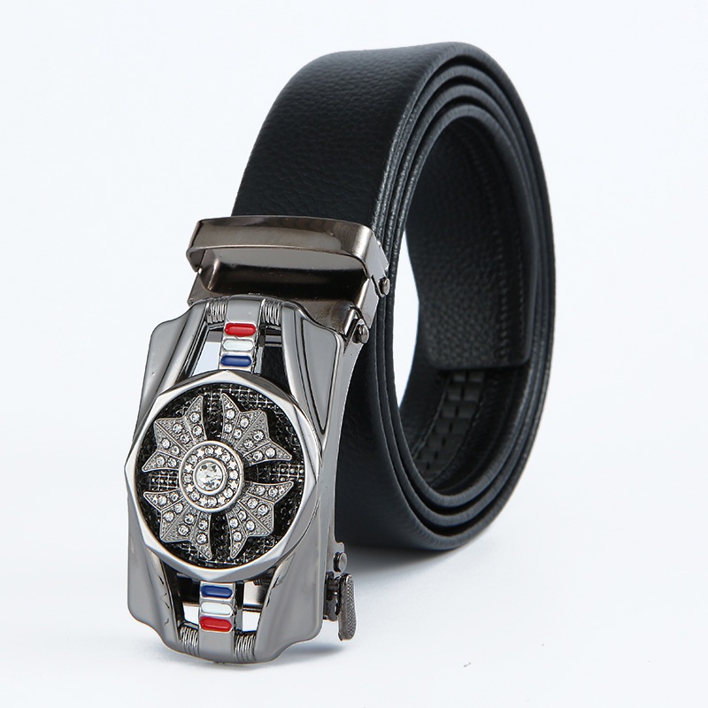 Thắt lưng nam dây nịt nam cao cấp 100 da mềm thời trang đẹp giá rẻ khóa tự động bản 3.5cm phong cách hàn quốc