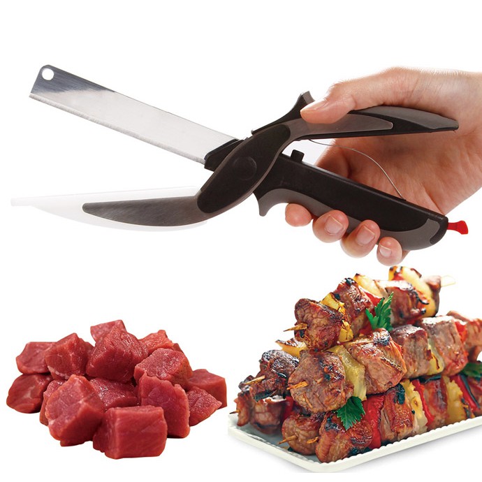 Kéo Kèm Dao Thớt Clever Cutter MS829