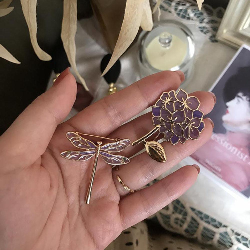 Ghim Cài Áo Hình Chuồn Chuồn Đính Đá Nhân Tạo Thời Trang