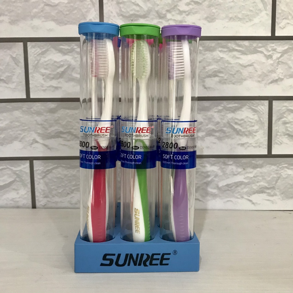 Bàn chải đánh răng SUREE siêu mềm 0.01mm Thái Lan (chọn màu ngẫu nhiên)