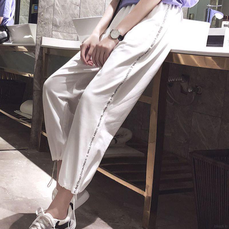 Quần dài thể thao lưng cao ống bó thời trang cho nữ