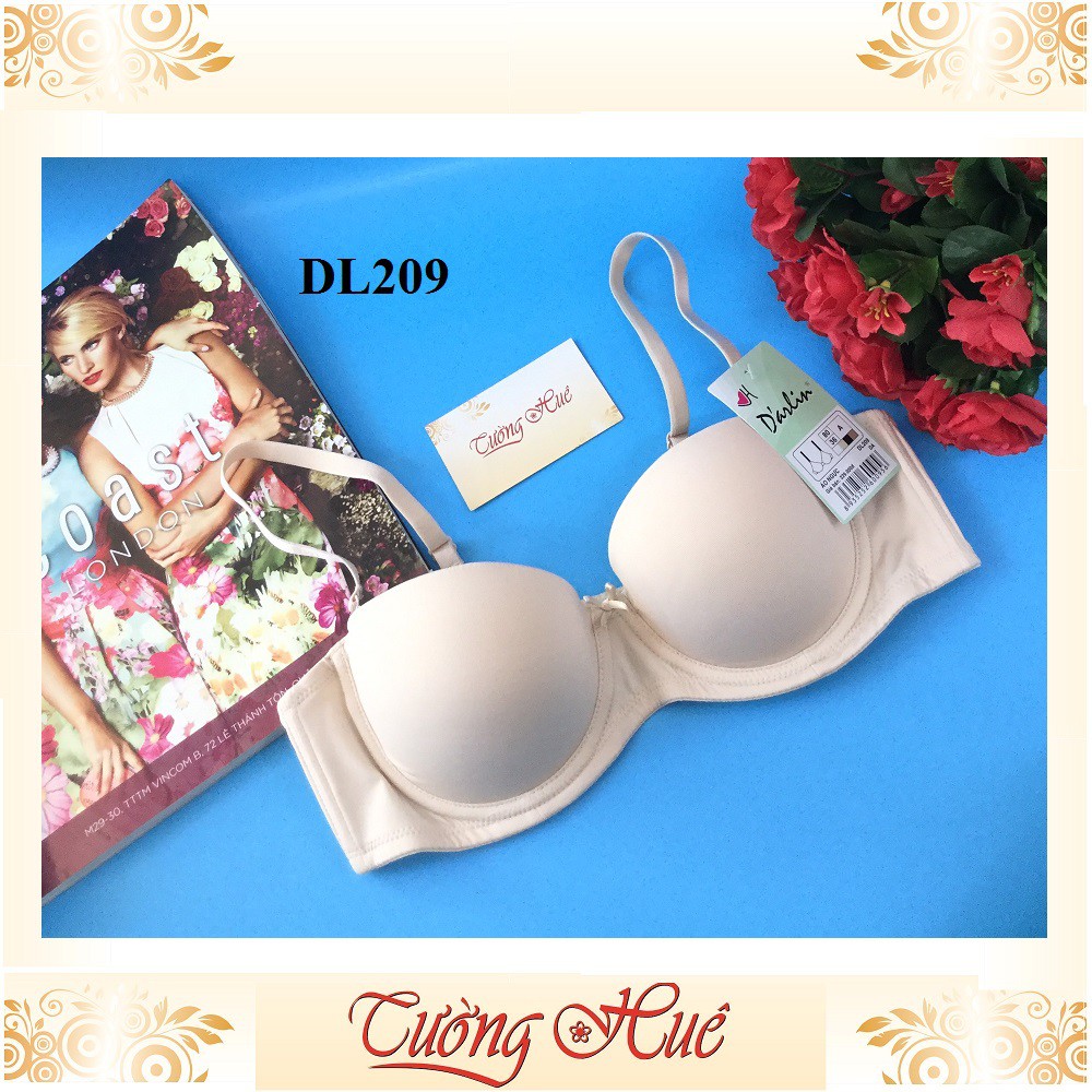 Áo lót nữ Darlin DL209 áo ngực cúp ngang nâng đệm tháo rời.
