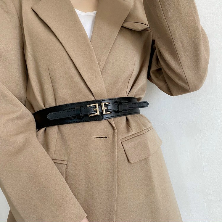 Thắt lưng dây nịt thời trang phong cách châu âu lưng thun co dãn thoải mái