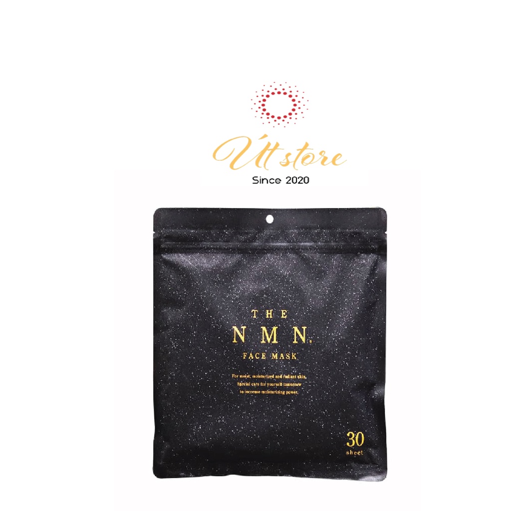 Mặt nạ NMN nâng cơ trẻ hóa da, mặt nạ tế bào gốc Nhật Bản, face mask (túi 30 miếng)