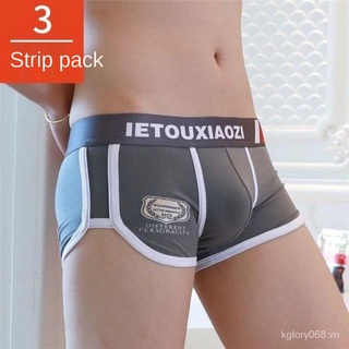 Mới quần lót nam boxer cotton quần lót nam thanh niên xu hướng thể thao boxer quần short nam