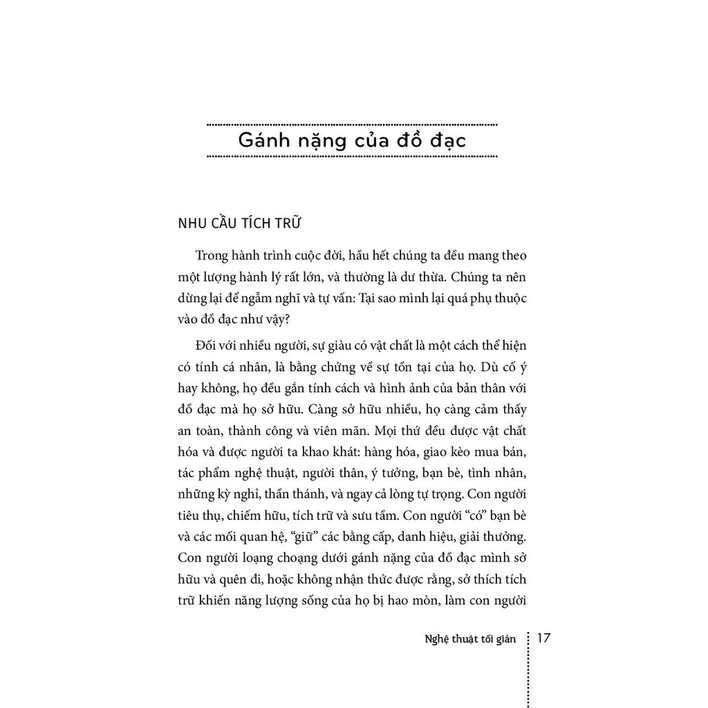 Sách Sài Gòn - Nghệ Thuật Tối Giản - Có Ít Đi, Sống Nhiều Hơn