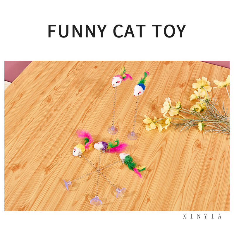 Đồ Chơi Que Gắn Lông Vũ Cho Mèo