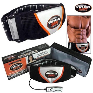Đai Massage Giảm Mỡ Bụng Nóng & Rung Vibro Shape (Đen)