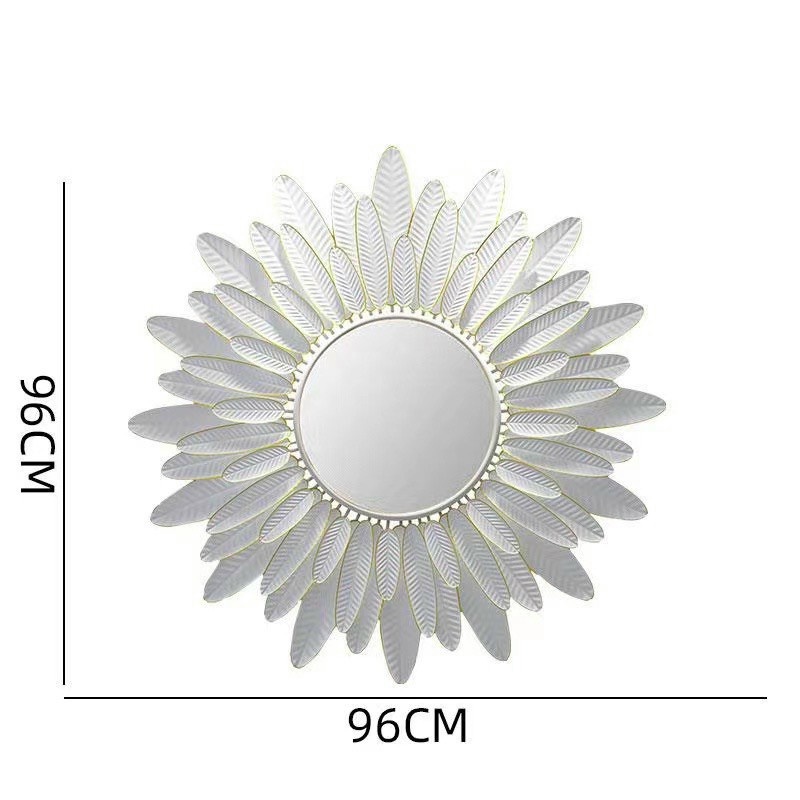 Gương Treo Tường Trang Trí Nhà Cửa -Gương Soi Phong Thủy Decor Nghệ Thuật Phong Cách Mới Kt 95cm