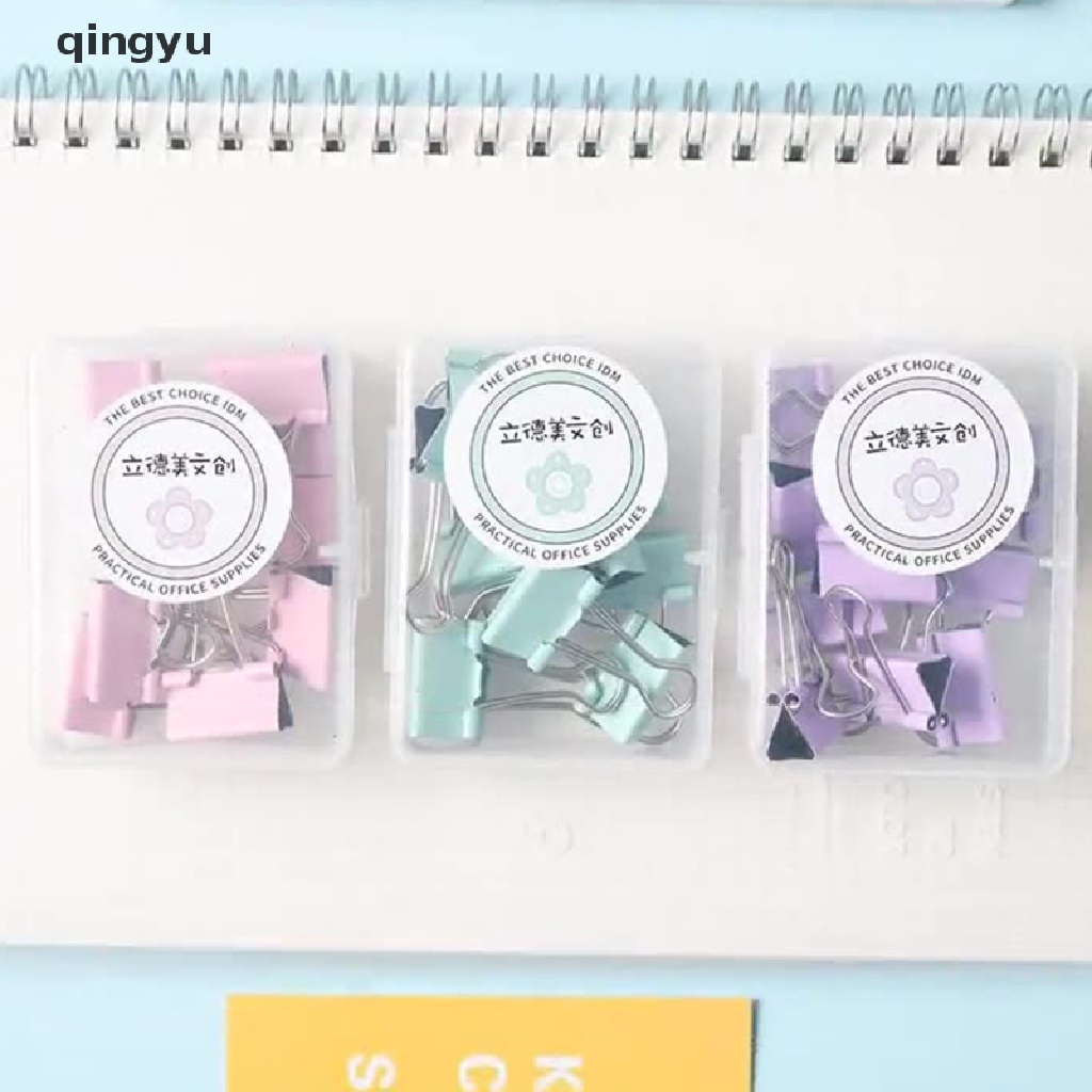 Set 8 Kẹp Đuôi Dài Màu Macaron Dễ Thương Đa Ứng Dụng