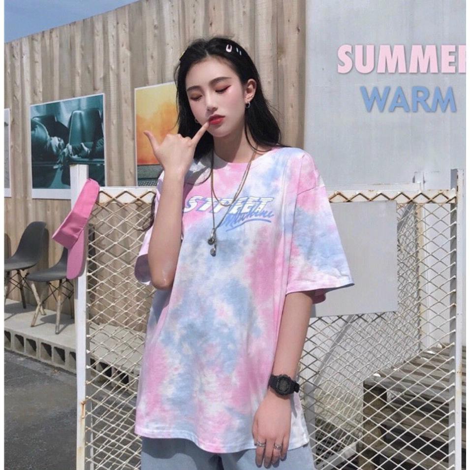 Áo Thun loang màu Unisex. mẫu siêu hot 2022, phù hợp cho nam và nữ