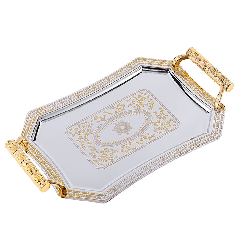 Khay Đựng Đồ Đa Năng Bằng Thép Không Gỉ Kiểu Dáng Thanh Lịch