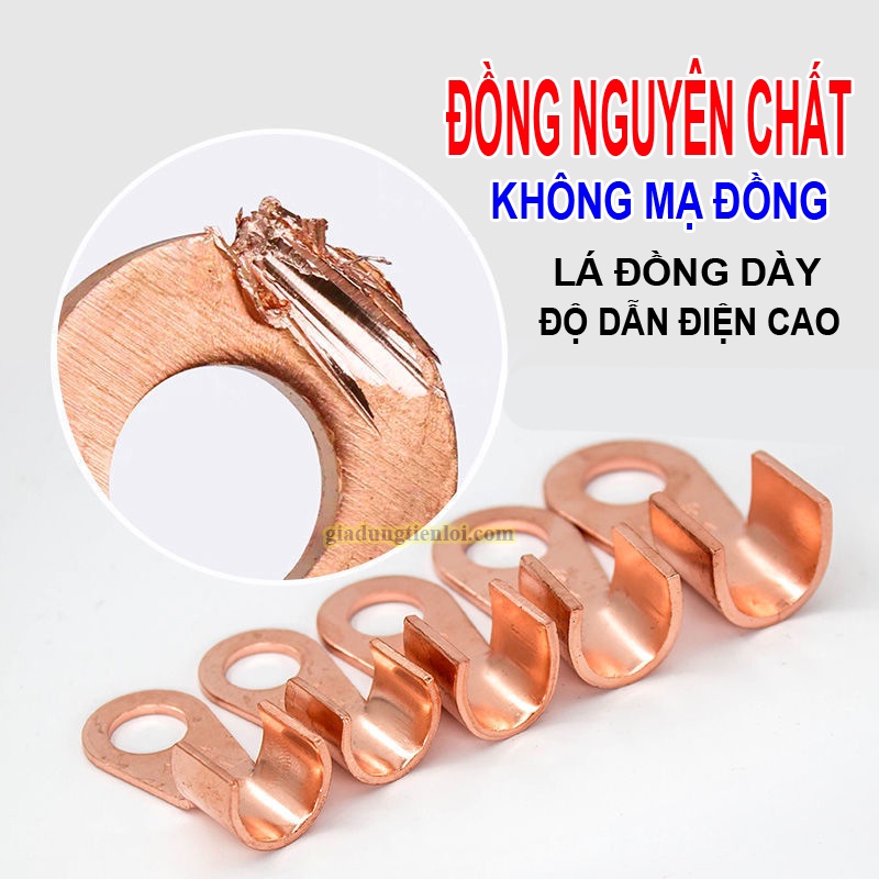 Đầu COS Đồng nguyên chất nối dây cỡ nhỏ đủ Ampe OT-5A OT-10A OT-20A OT