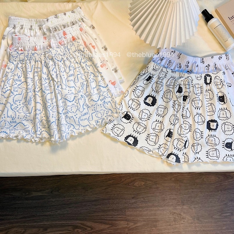 Quần Đùi Ngủ, Quần Ngủ Nữ Thái Lan Cotton Nhiều Hình