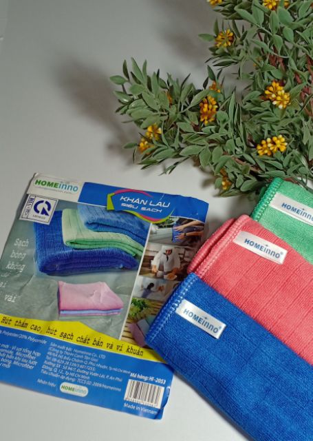 Khăn đa năng Homeinno vải Microfiber 30x35