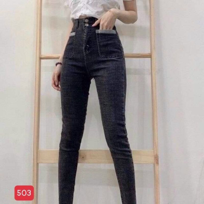 .8 MẪU Quần JEAN Nữ Lưng Cao chuần shop VNXK bao đẹp chất lượng ,bó co giãn vải dày mịn( đổi trả nếu không ưng).