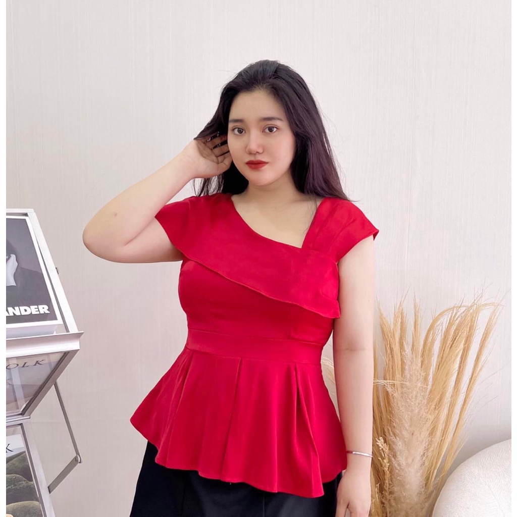Bigsize: Áo lệch vai màu siêu xinh
