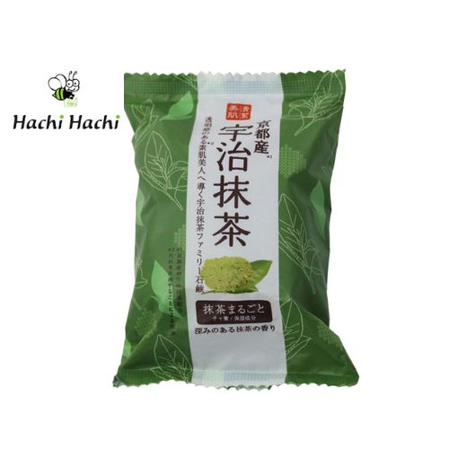Xà phòng từ trà Uji Pelican 80g (dưỡng da trắng hồng) - Hachi Hachi Japan Shop