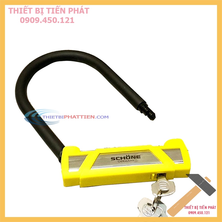 Khóa Bánh Xe Máy Schone Germany SC-310 Lớn Hàng Chính Hãng