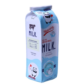 Hàn Quốc Dễ Thương Kawaii Đựng Bút Chì dành cho Bé Gái Bé Trai Da Sữa Hộp Bút Văn Phòng Phẩm Túi Đựng Đồ Dùng Học Tập