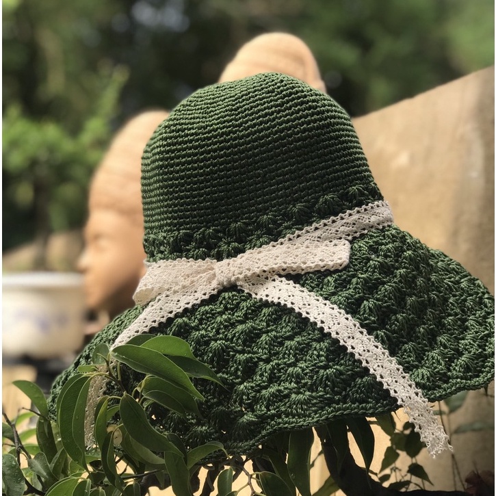 ⚡GIÁ SỐC⚡ NÓN HANDMADE RỘNG VÀNH MŨI SÒ SIÊU ĐẸP-AVS