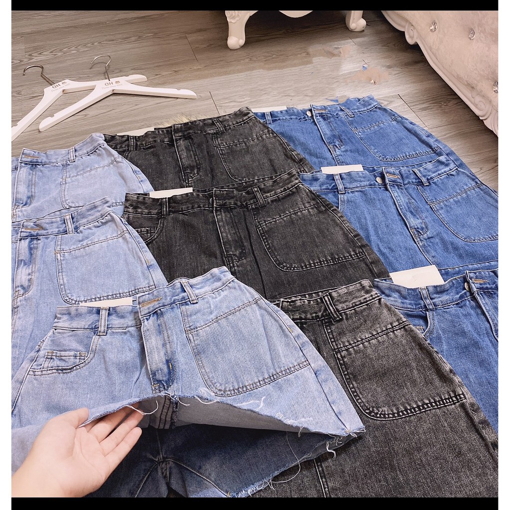 [BÁN SỈ] Chân Váy Bò/ Chân Váy Jeans Nữ Dáng Ngắn Co Dãn Siêu Hot_Phong Cách Hàn Quốc