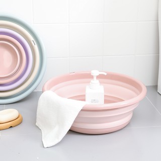 Thau nhựa gấp gọn loại nhỏ 9x25cm