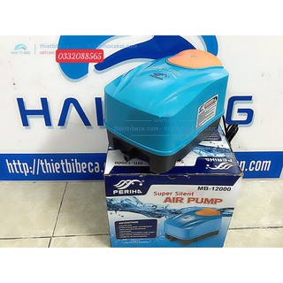 Máy sục oxy, máy sủi khí siêu tiết kiệm điện dành cho hồ koi Periha MB 4000-18000(máy sủi khí chạy êm, tiết kiệm điện)