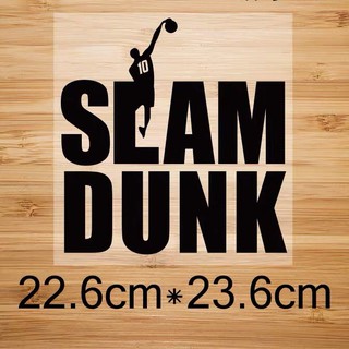 Sticker ủi dễ thương - hình chữ đen Slam Duck