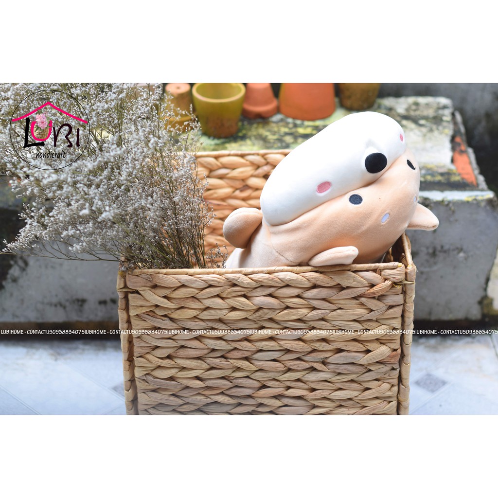 Litishop - Sọt đựng đồ lục bình hình vuông, có thể gấp gọn | BigBuy360 - bigbuy360.vn