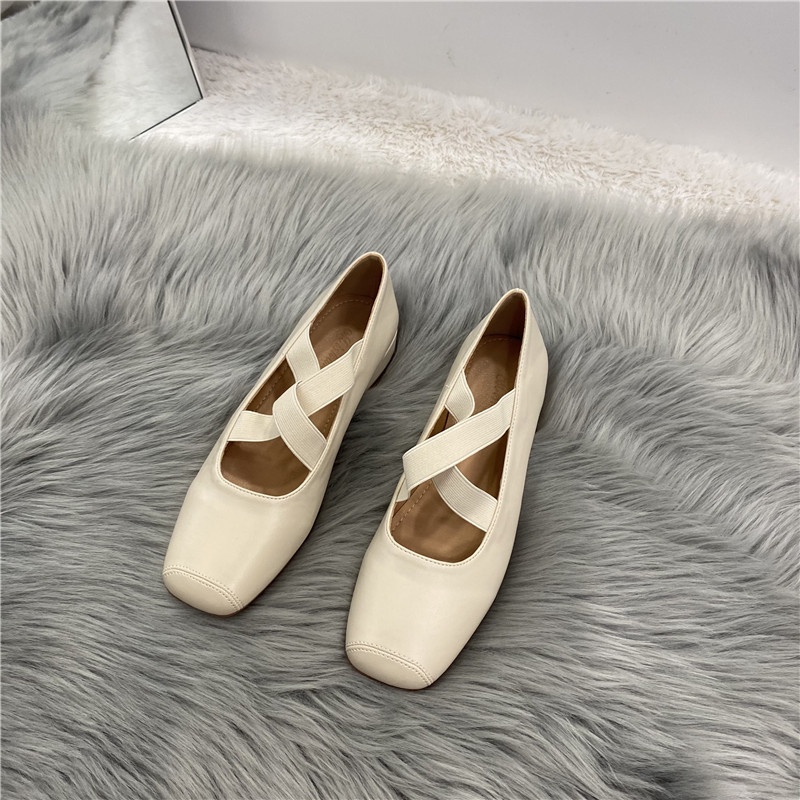 Giày đế bệt quai chun chéo siêu mềm dễ đi POCI 224