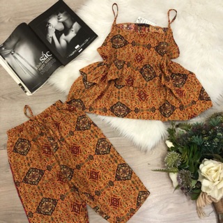 Bộ lửng 2 dây thổ cẩm siêu đẹp