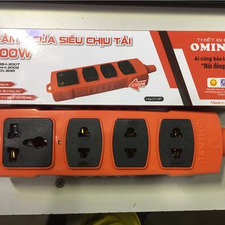 Ổ cắm siêu chịu tải ominsu 4 ổ cắm 6500w