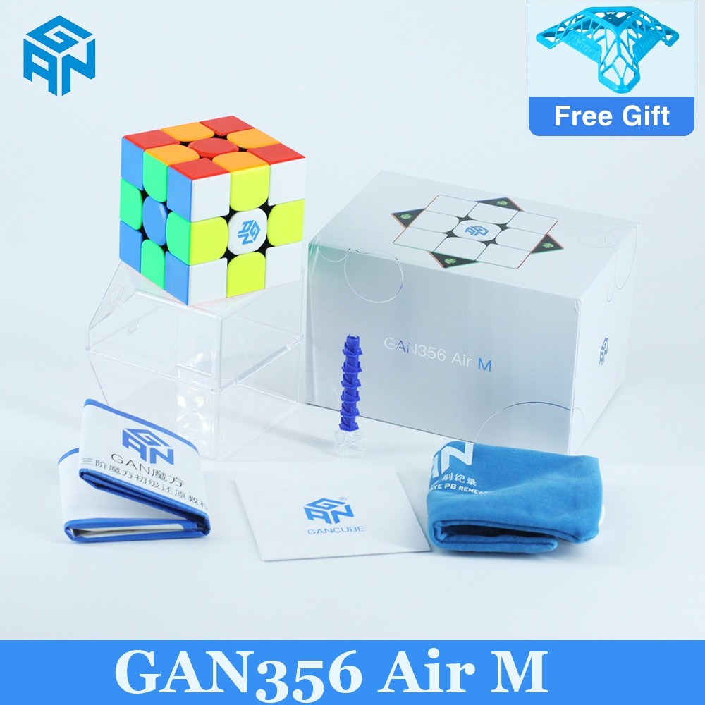 Rubik 3x3x3 Cao Cấp Gan Air M - Flagship Hãng GanCube Có Sẵn Nam Châm