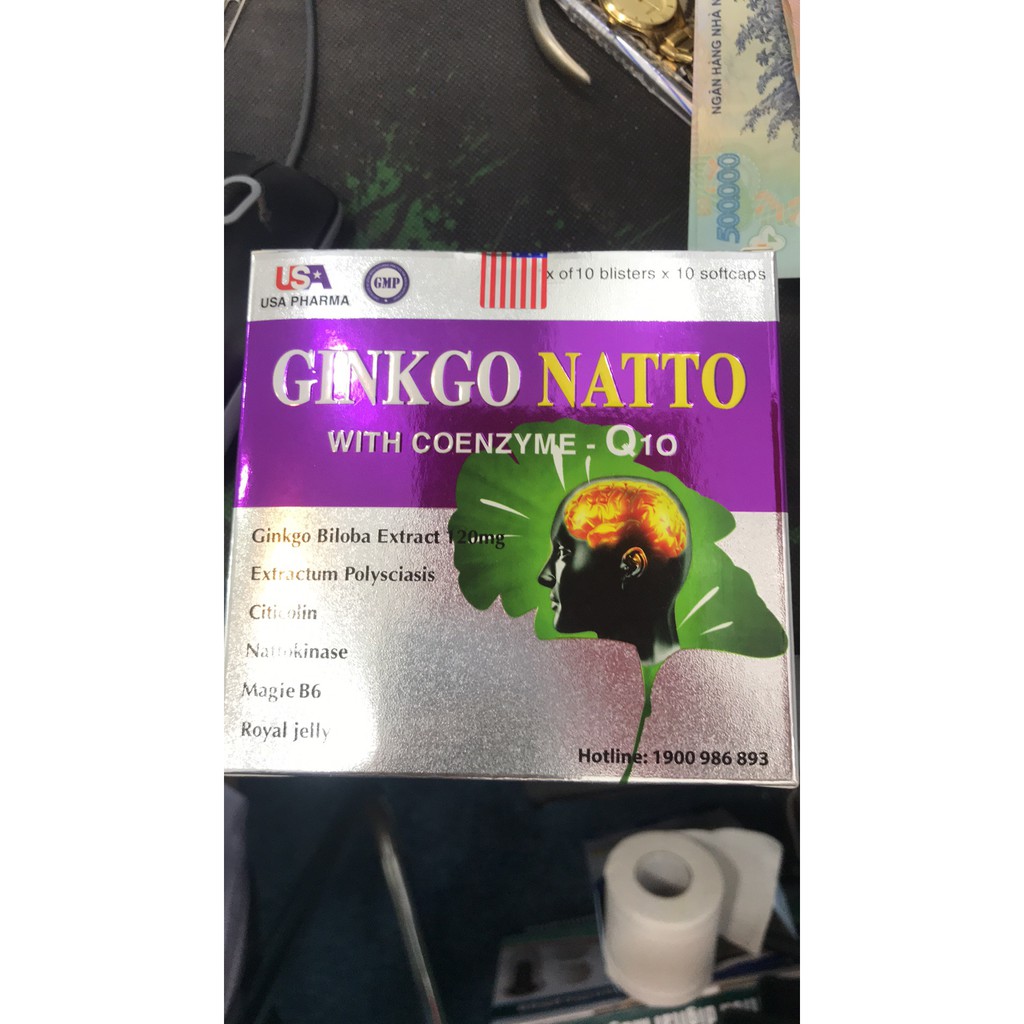 Viên Uống Bổ Não Ginkgo Natto Q10