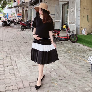 Đầm Bầu Đuôi Cá Cao Cấp Dáng Suông