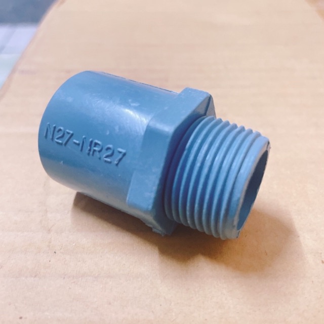 Nối 27 Ren Ngoài 27 PVC