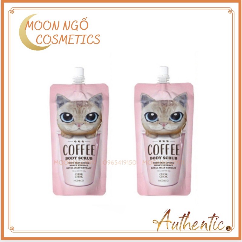 Túi Tẩy Tế Bào Chết Body Chok Chok Coffee Body scrub 200g | BigBuy360 - bigbuy360.vn