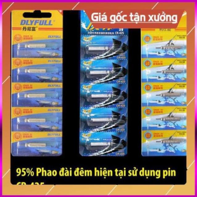 ⭐  [ Vỉ 5 quả ] Pin Điện Tử Chuyên Dùng Cho Phao Câu Đài Câu Đêm PIN-CR-425